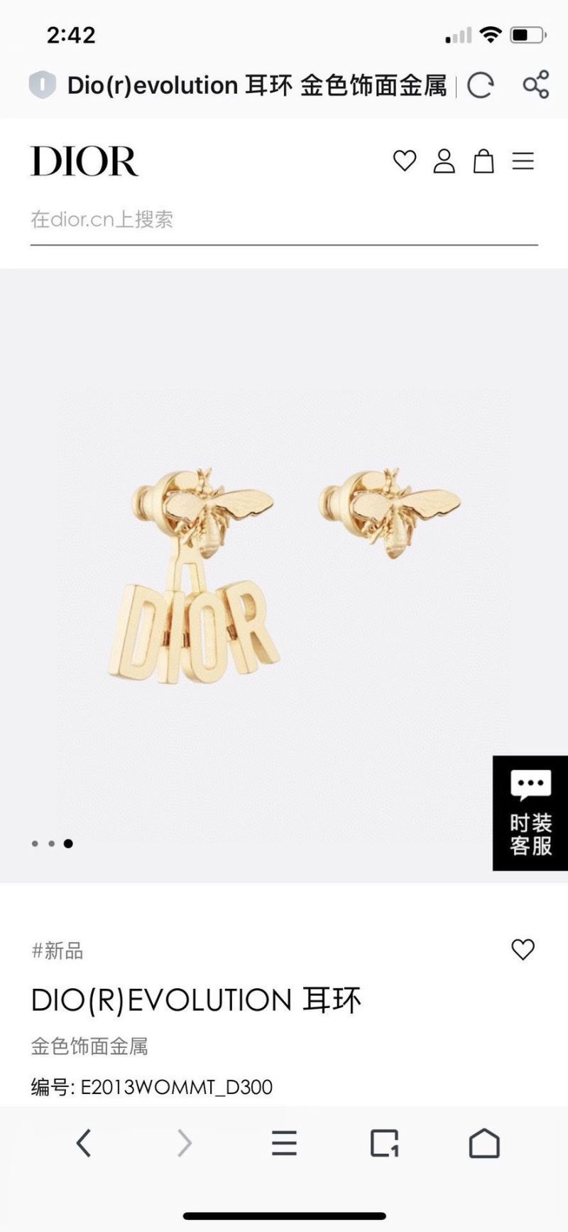 Christian Dior Earrings